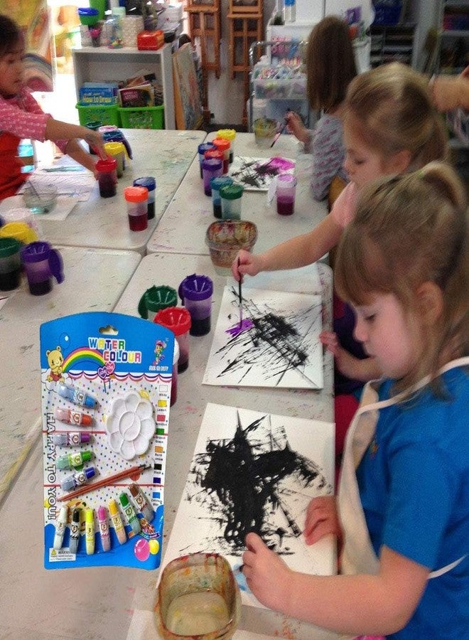 Brille Bee Kid's Watercolor Paints Set for kids to learn arts and crafting - Image 3